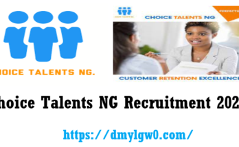 Choice Talents NG Recruitment 2022