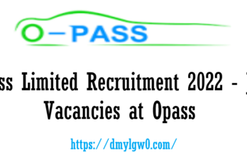 Opass Limited Recruitment 2022 - Job Vacancies at Opass